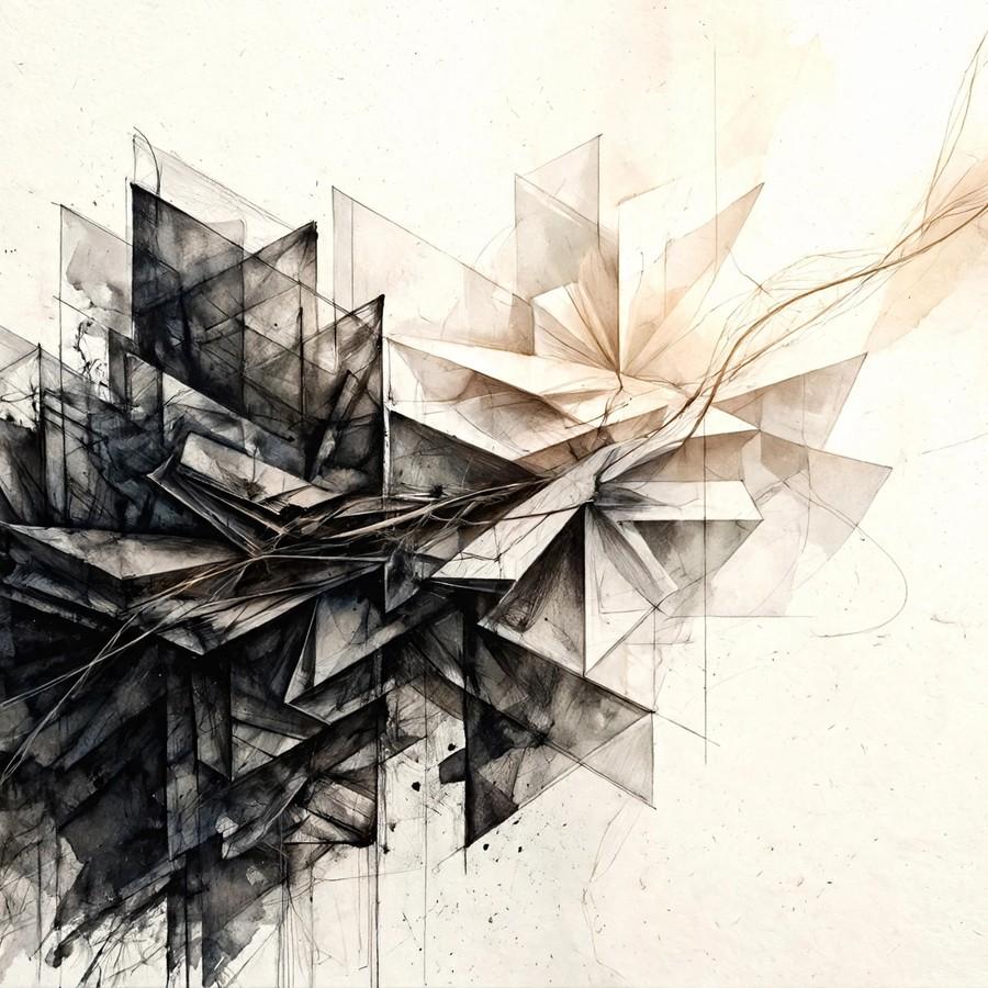 Abstract artwork — constraint, priority, movement